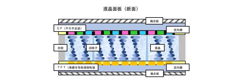 液晶面板（断面）